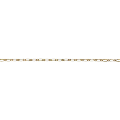 9ct Gold 7" Figaro Bracelet