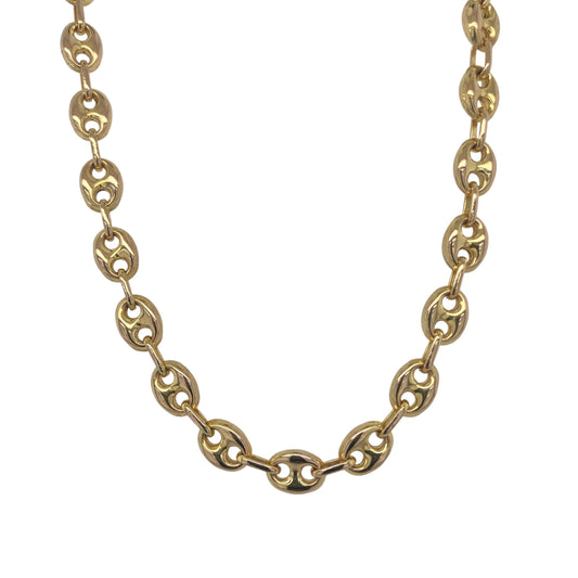 9ct Gold Anchor Link 16" Chain/Necklace