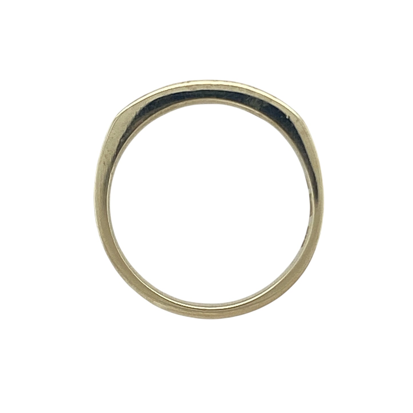 9ct Gold & Diamond Set Trilogy Band Ring
