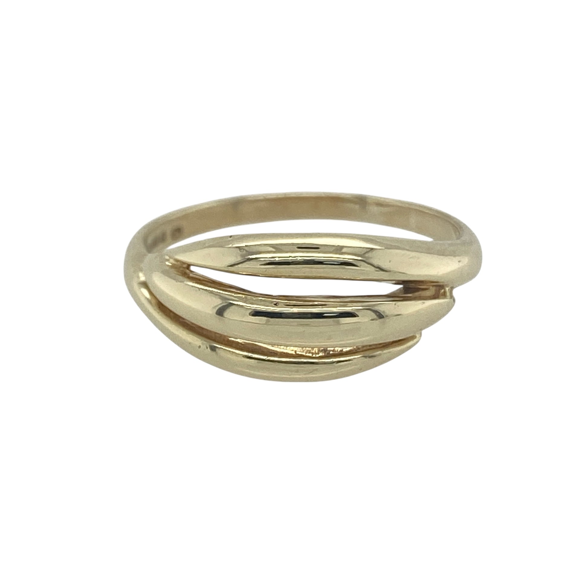 9ct Gold Open Weave Band Ring