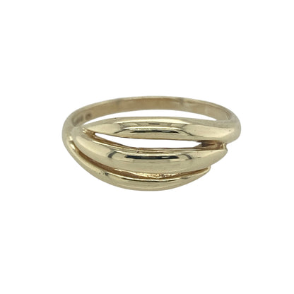 9ct Gold Open Weave Band Ring
