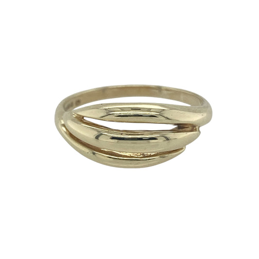 9ct Gold Open Weave Band Ring
