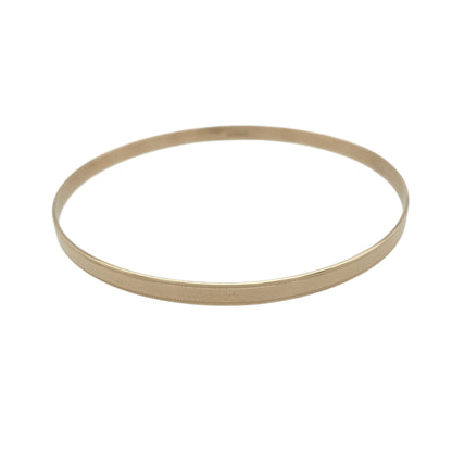 9ct Solid Gold Milgrain Edge Bangle
