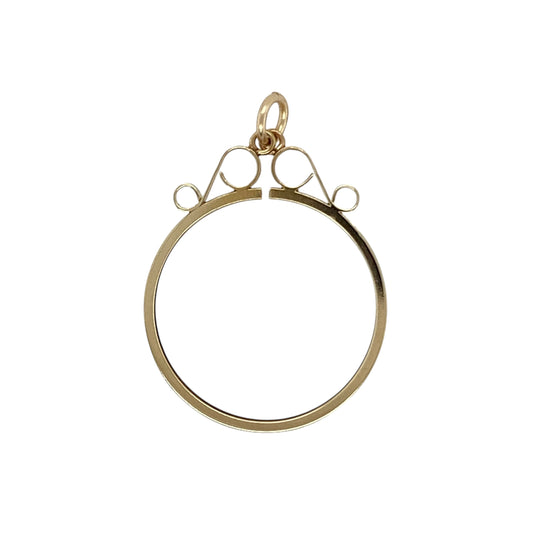9ct Gold Full Sovereign Pendant