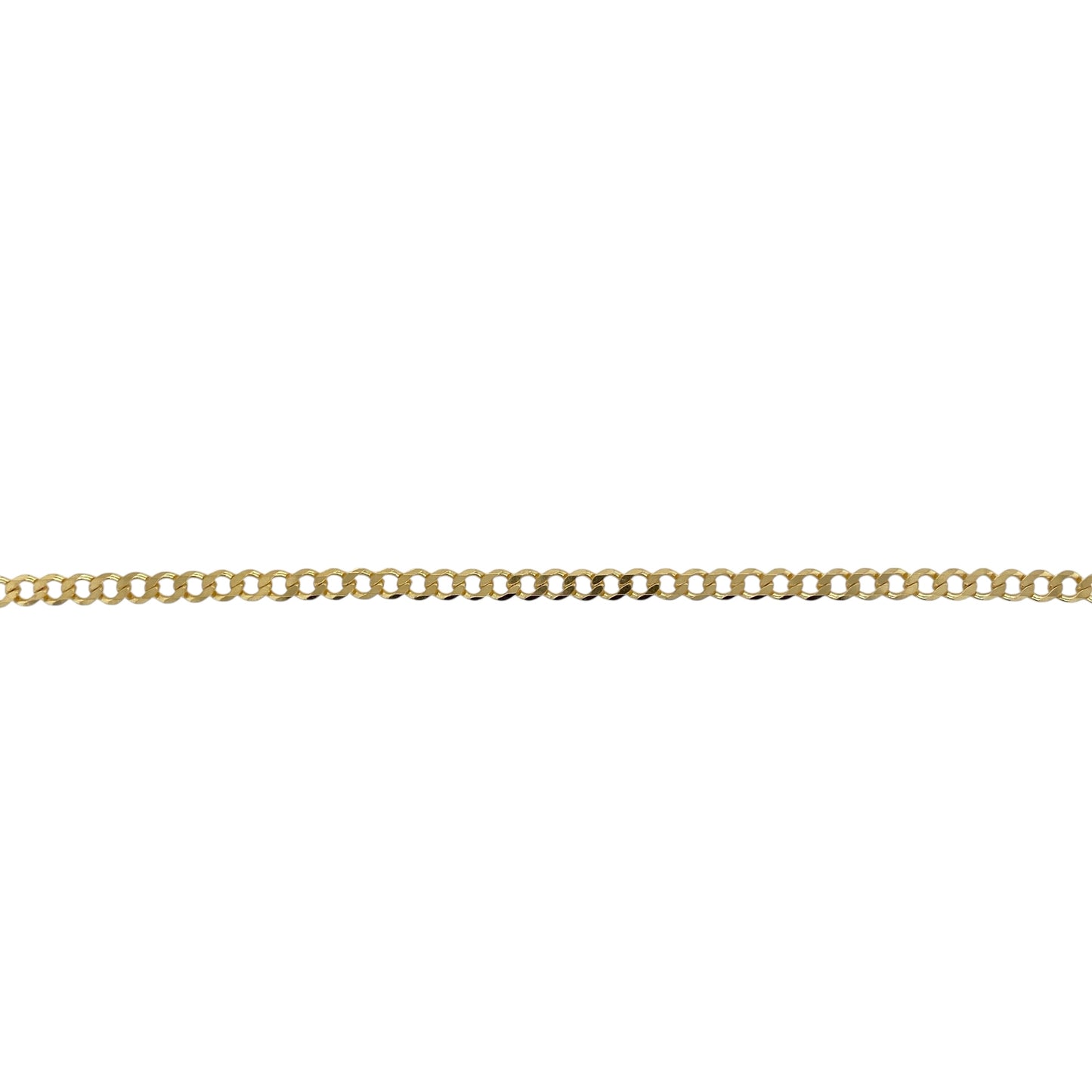 9ct Gold 7.5" Curb Bracelet