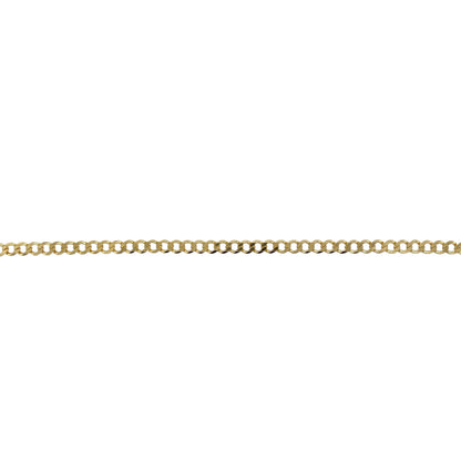 9ct Gold 7.5" Curb Bracelet