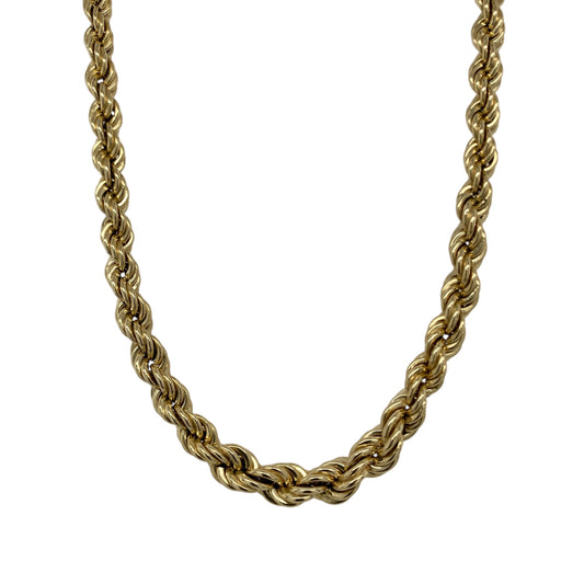9ct Gold 18" Rope Chain