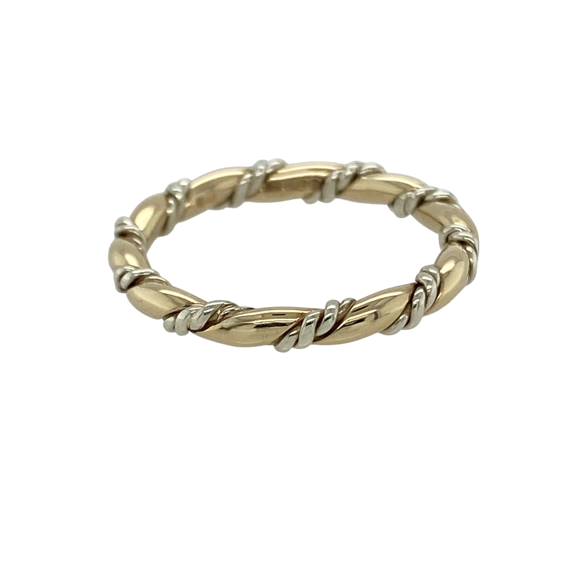 9ct Gold Twisted Band Ring