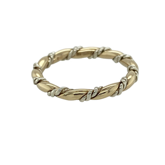 9ct Gold Twisted Band Ring