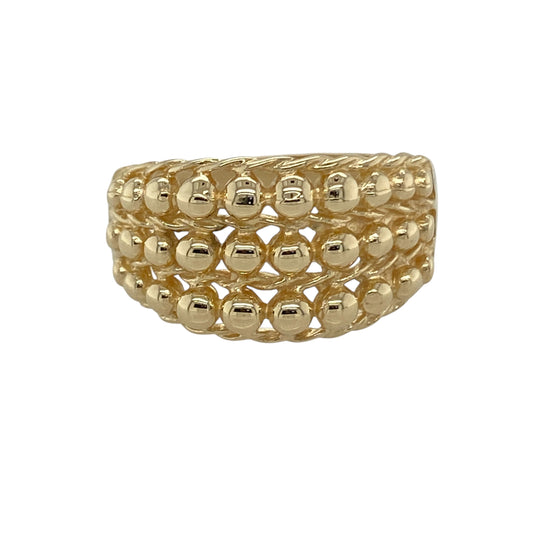9ct Gold Keeper Ring