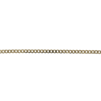9ct Gold 7.5" Curb Bracelet