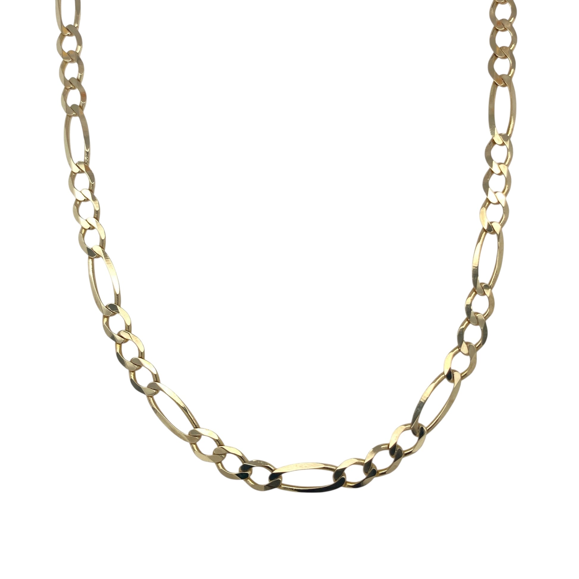 9ct Gold 22" Figaro Chain