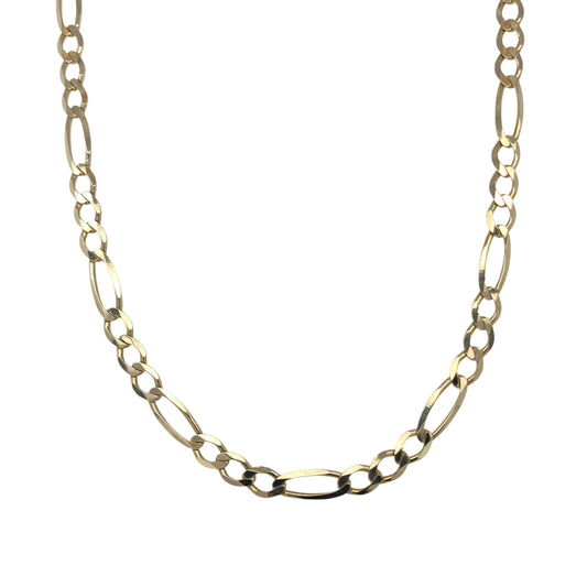 9ct Gold 22" Figaro Chain