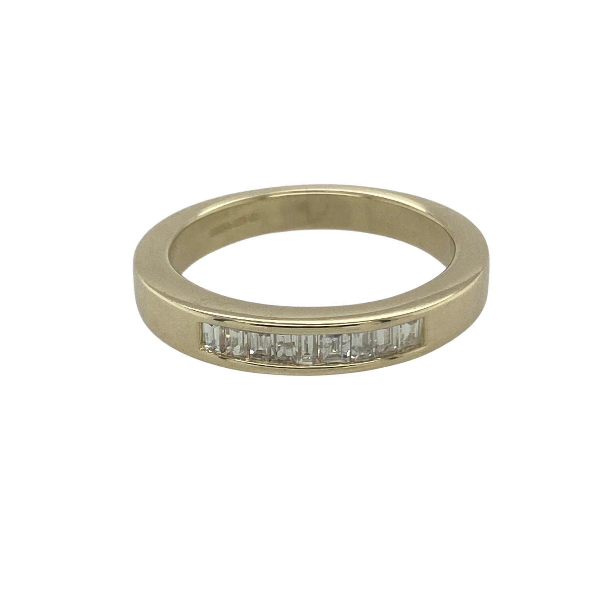 9ct Gold & Diamond Set Band Ring