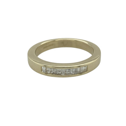 9ct Gold & Diamond Set Band Ring