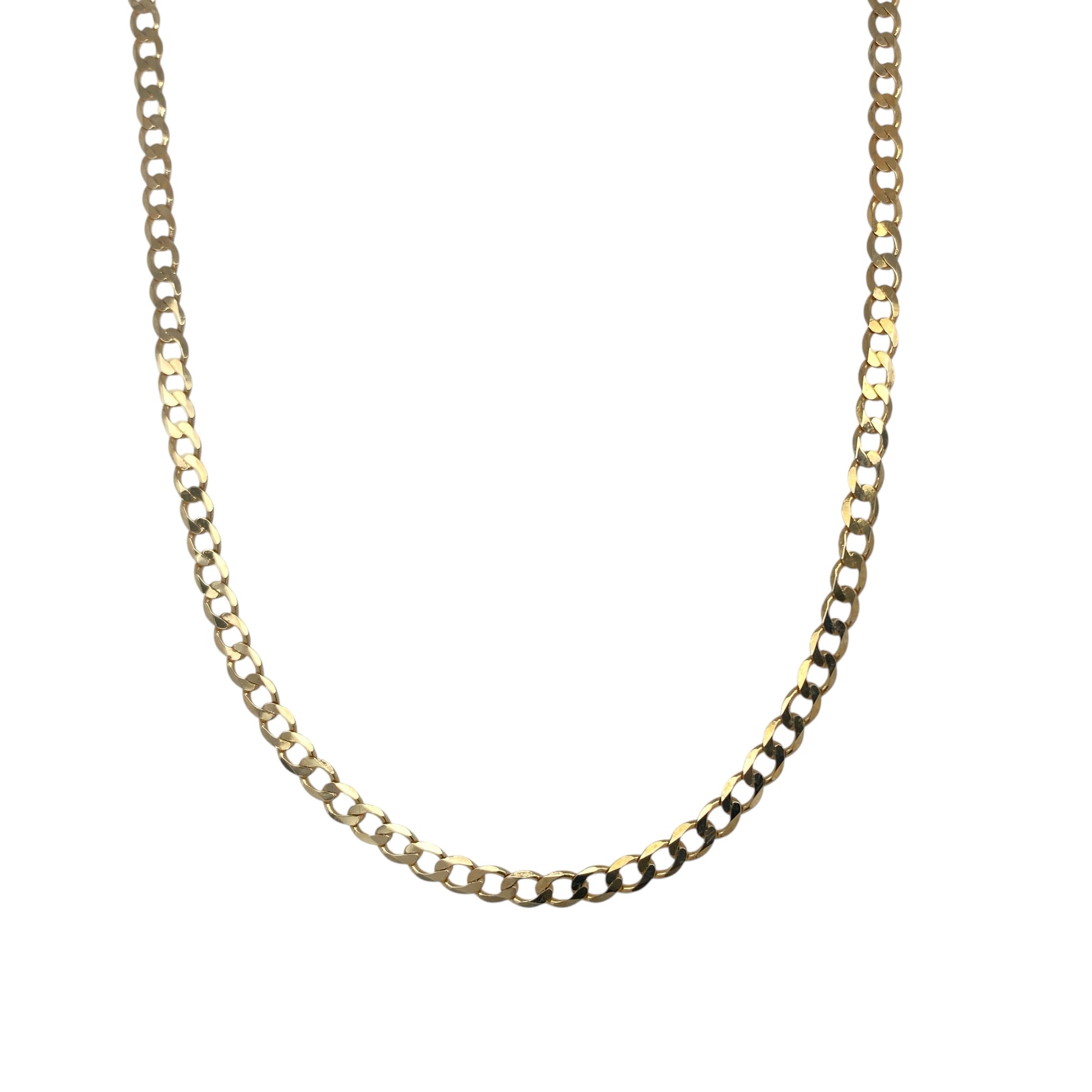 9ct Gold 16" Curb Chain