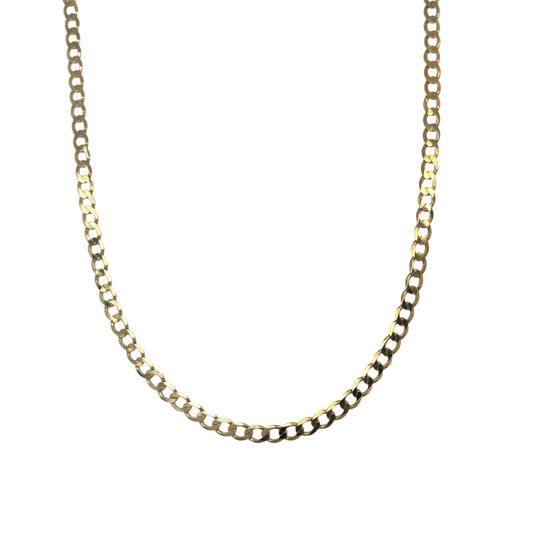 9ct Gold 16" Curb Chain