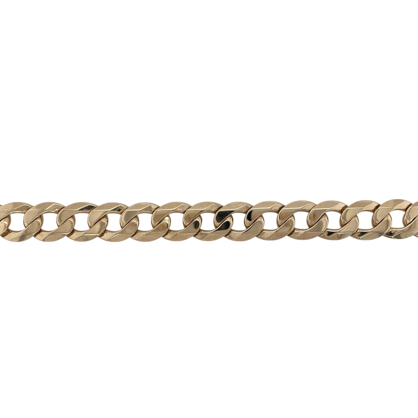 9ct Gold 9" Curb Bracelet