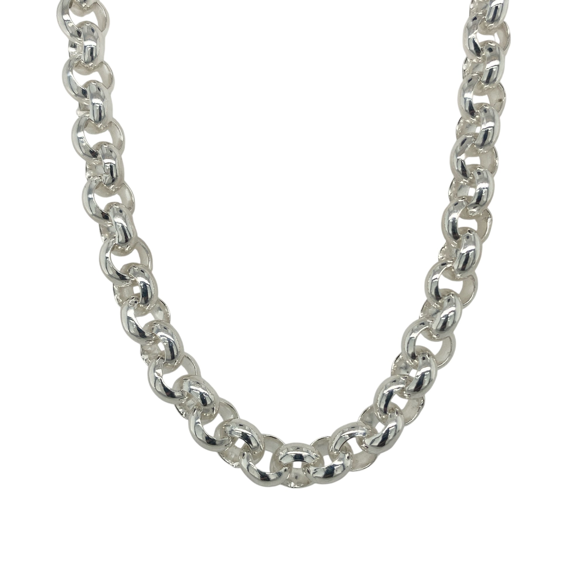 New 925 Silver 22" Belcher Chain