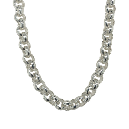 New 925 Silver 22" Belcher Chain