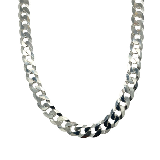 New 925 Silver 22" Curb Chain
