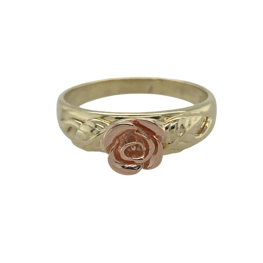 9ct Gold Clogau Rose Flower Ring