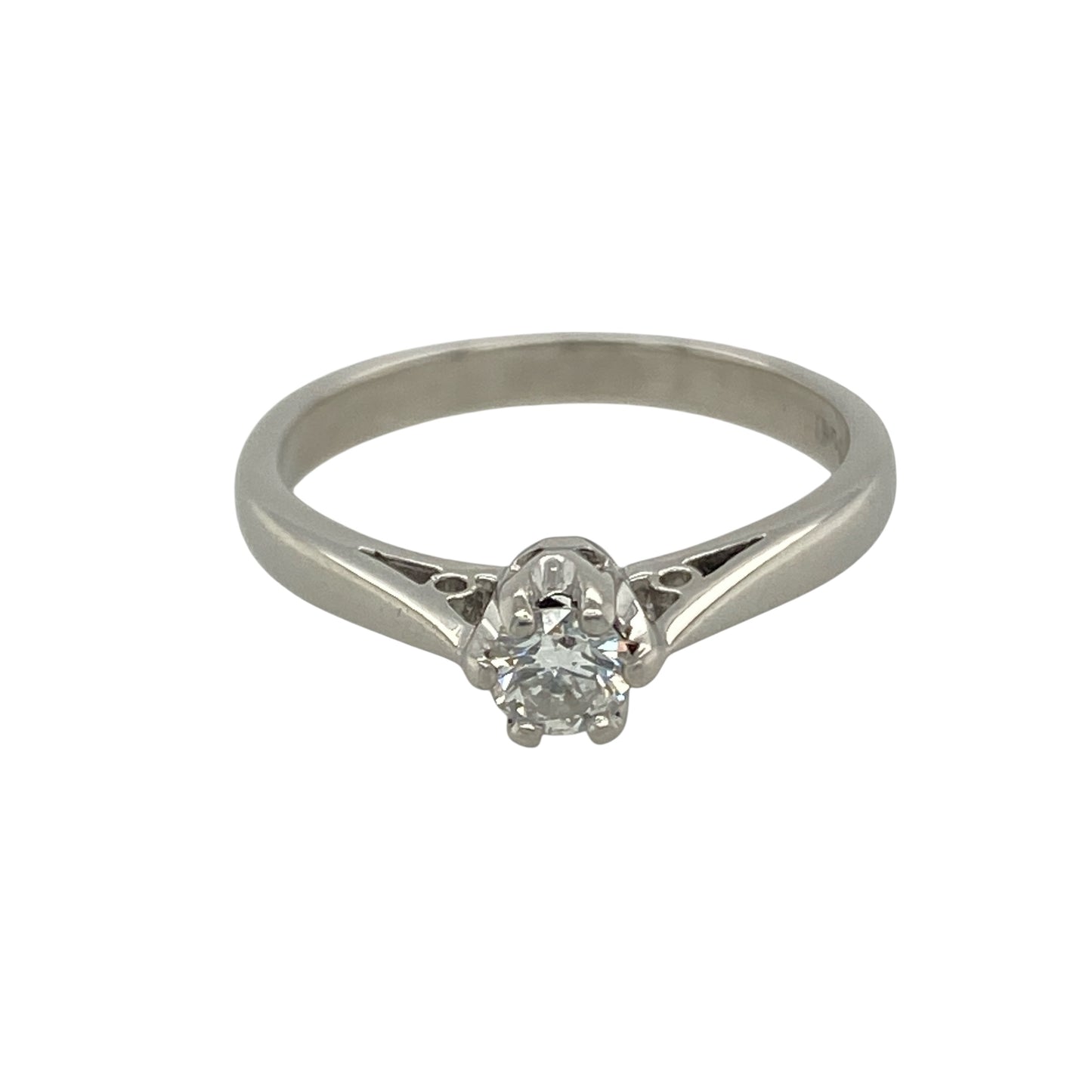 Platinum & Diamond Set Solitaire Ring