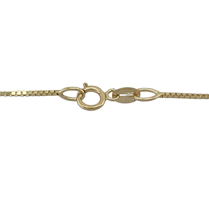 9ct Gold & Diamond Set Open Heart 16" - 18" Necklace