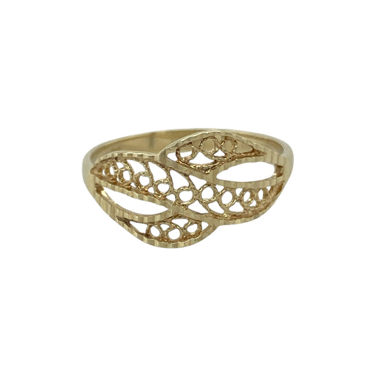 9ct Gold Open Weave Ring