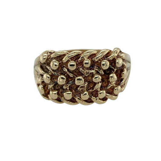 9ct Gold Keeper Ring