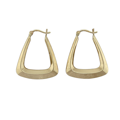 9ct Gold Handbag Creole Earrings