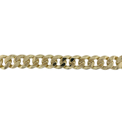 9ct Solid Gold 8.25" Curb Bracelet