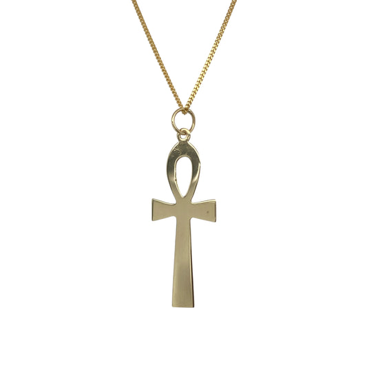 9ct Gold Ankh 18" Necklace