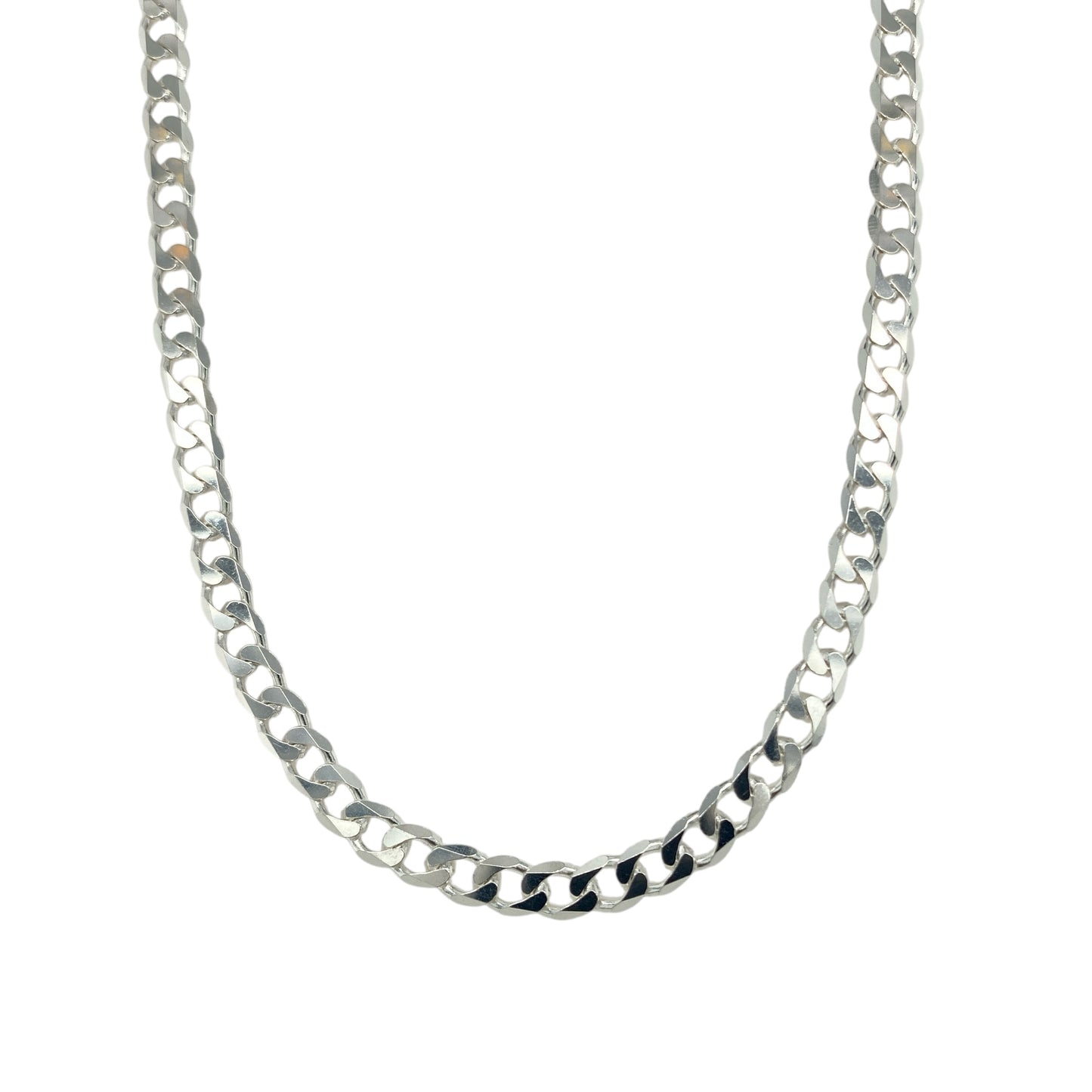 New 925 Silver 22" Curb Chain