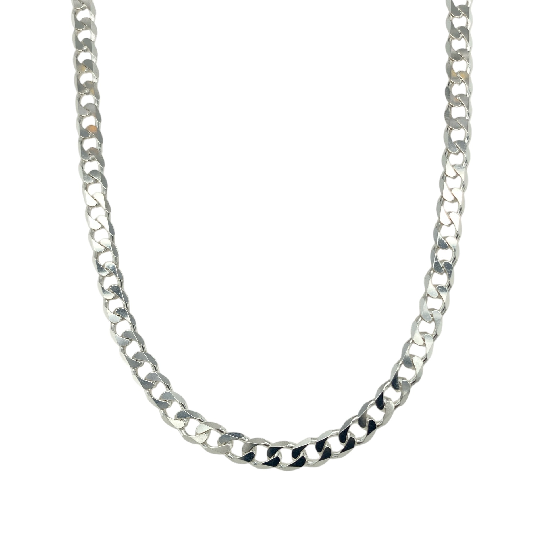 New 925 Silver 22" Curb Chain