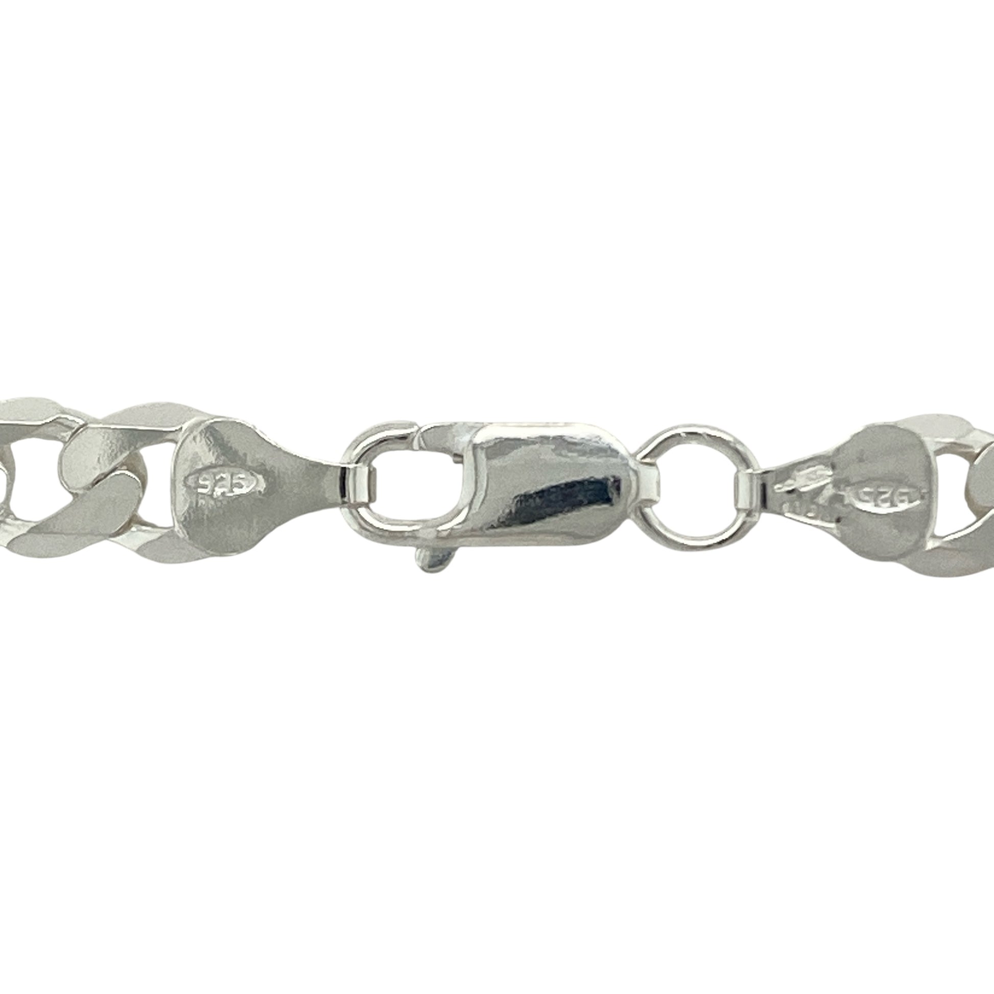 Bring bold sophistication and timeless shine to your collection with this new 925 solid silver 24" curb chain, combining classic craftsmanship with a polished modern finish—perfect for statement wear or elevated everyday style.

Design: The chain features a traditional curb link style with flat, interlocking links measuring 7mm wide, offering a sleek, reflective surface and a strong, masculine look.