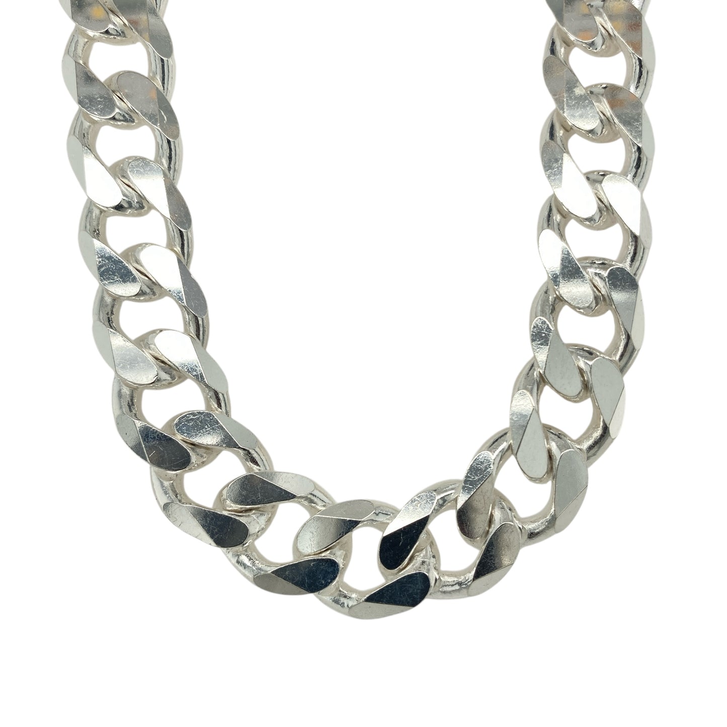 New 925 Silver 24" Curb Chain