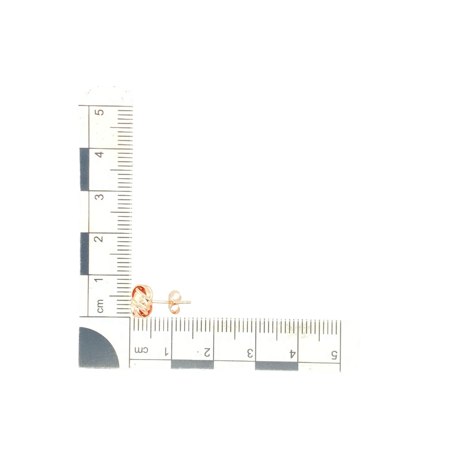 9ct Gold 8mm Knot Stud Earrings