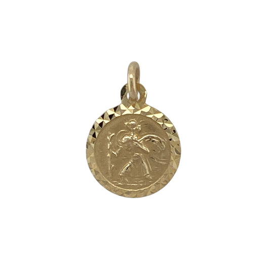 9ct Gold St Christopher Pendant