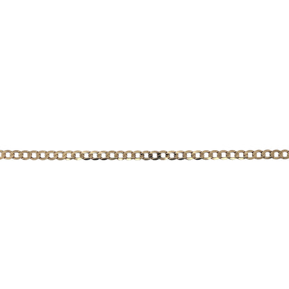 9ct Gold 7.5" Curb Bracelet
