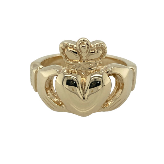 9ct Solid Gold Claddagh Ring