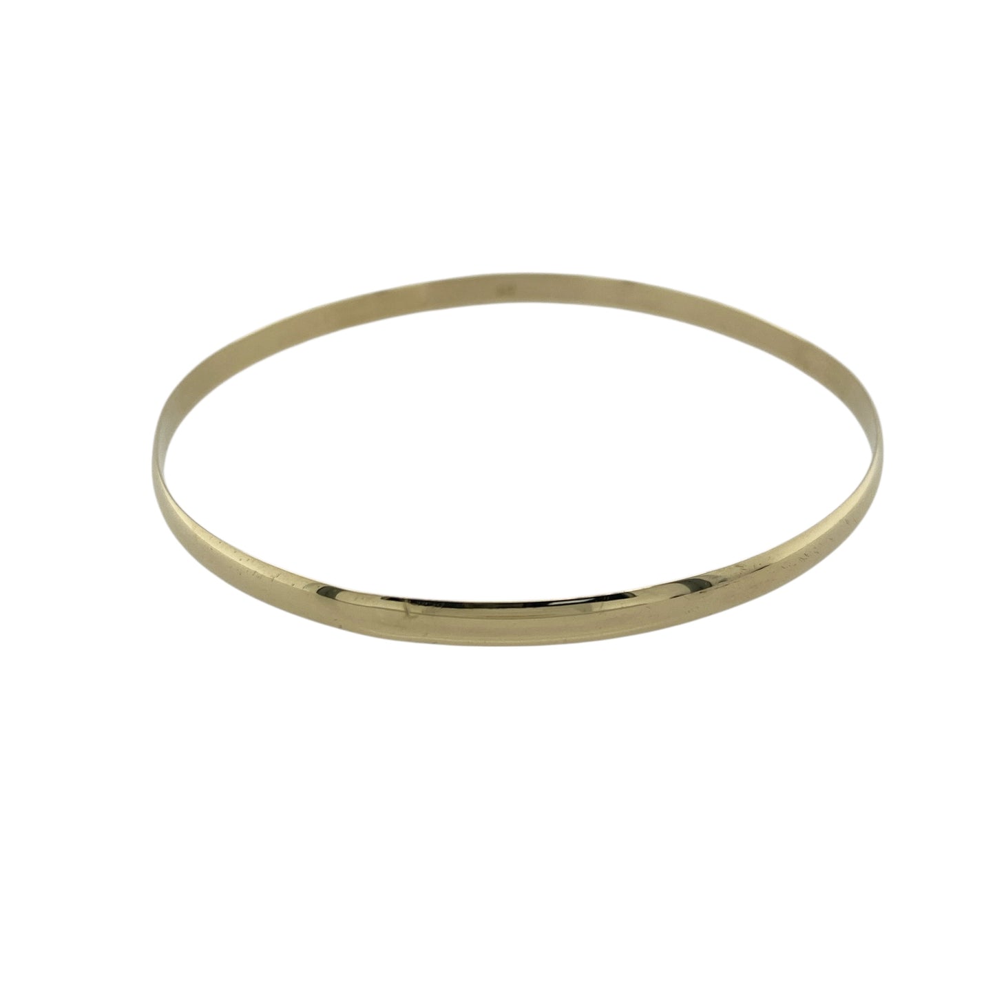 9ct Solid Gold Plain Bangle