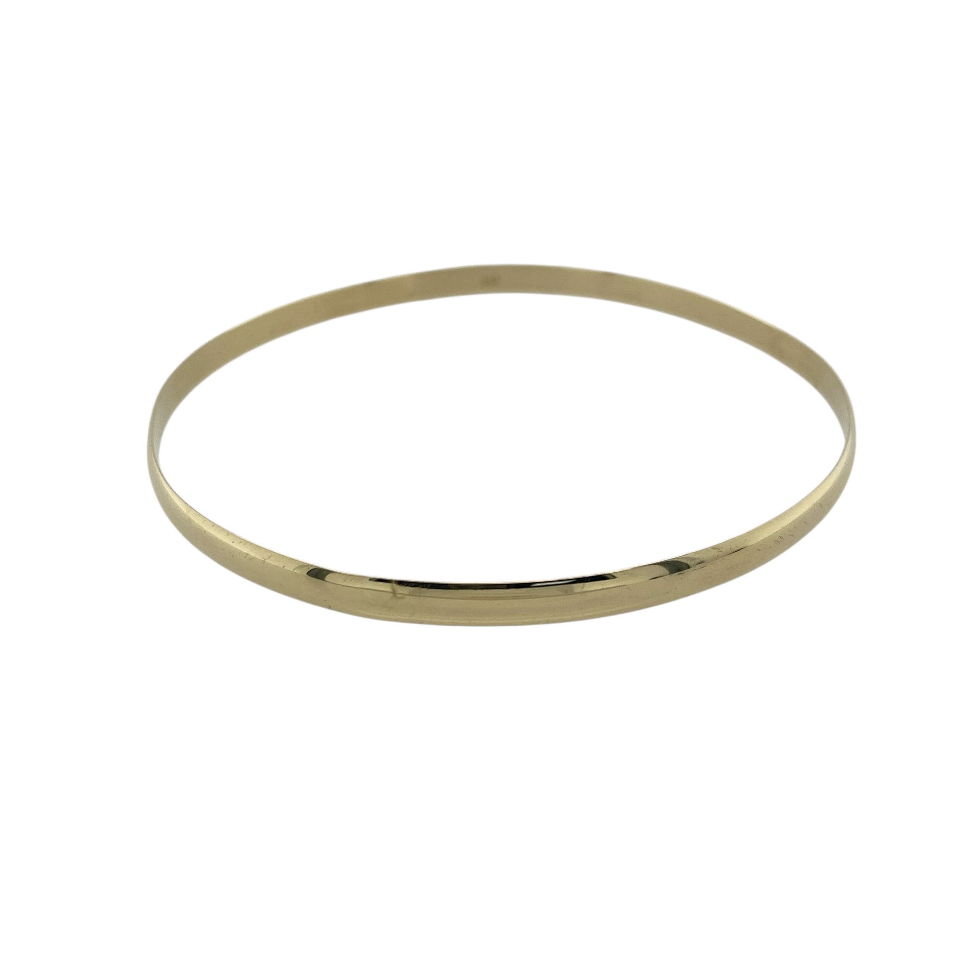 9ct Solid Gold Plain Bangle