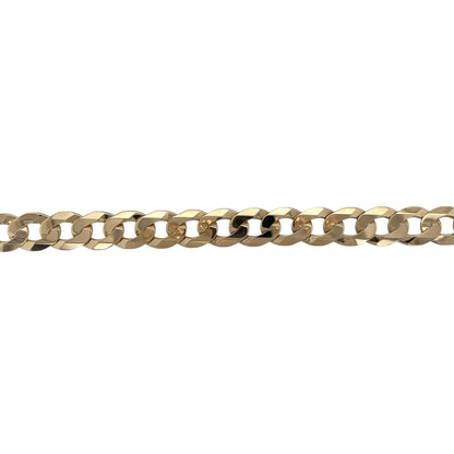 9ct Gold 8.5" Curb Bracelet