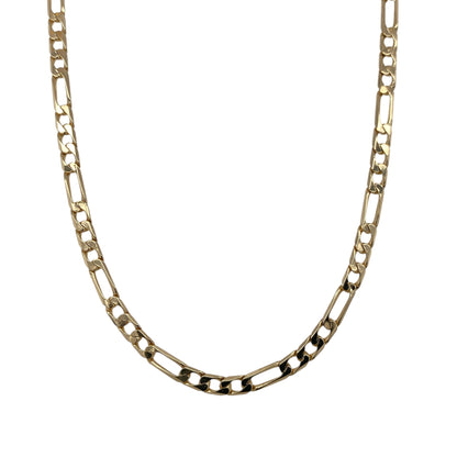 9ct Gold 19" Figaro Chain