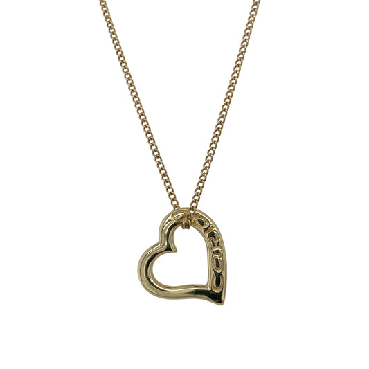 9ct Gold Clogau Open Heart Cariad 18" Necklace