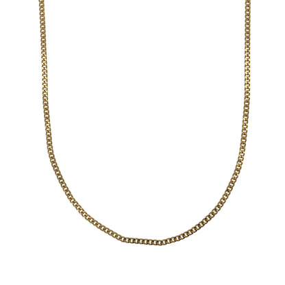 9ct Gold 16" Curb Chain