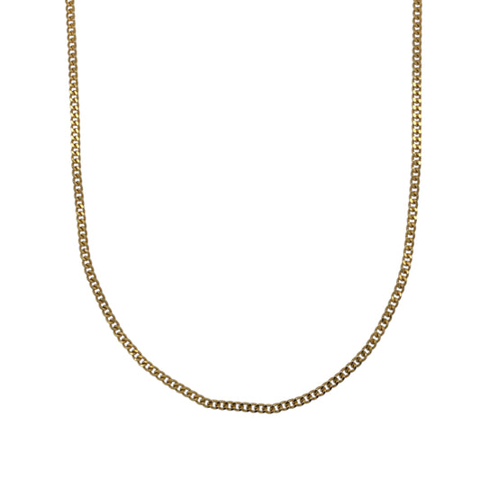 9ct Gold 16" Curb Chain