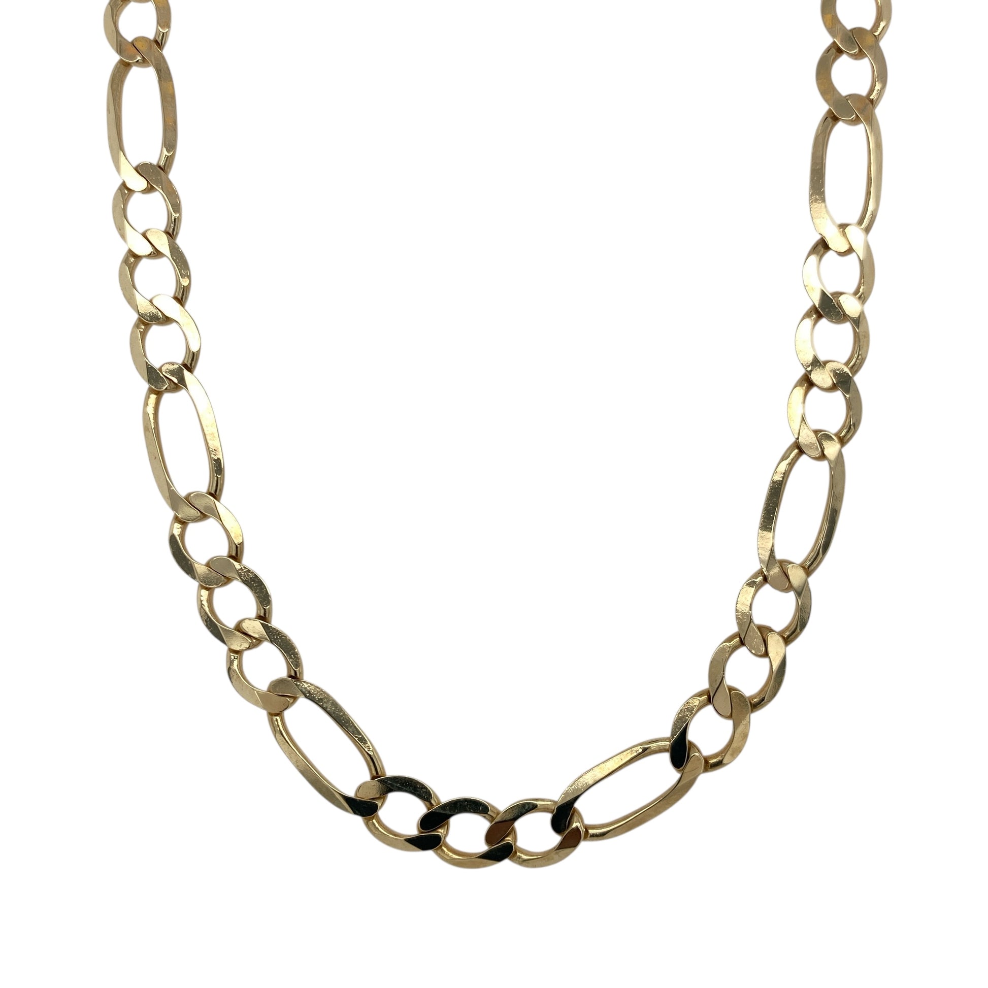 9ct Gold 30" Figaro Chain
