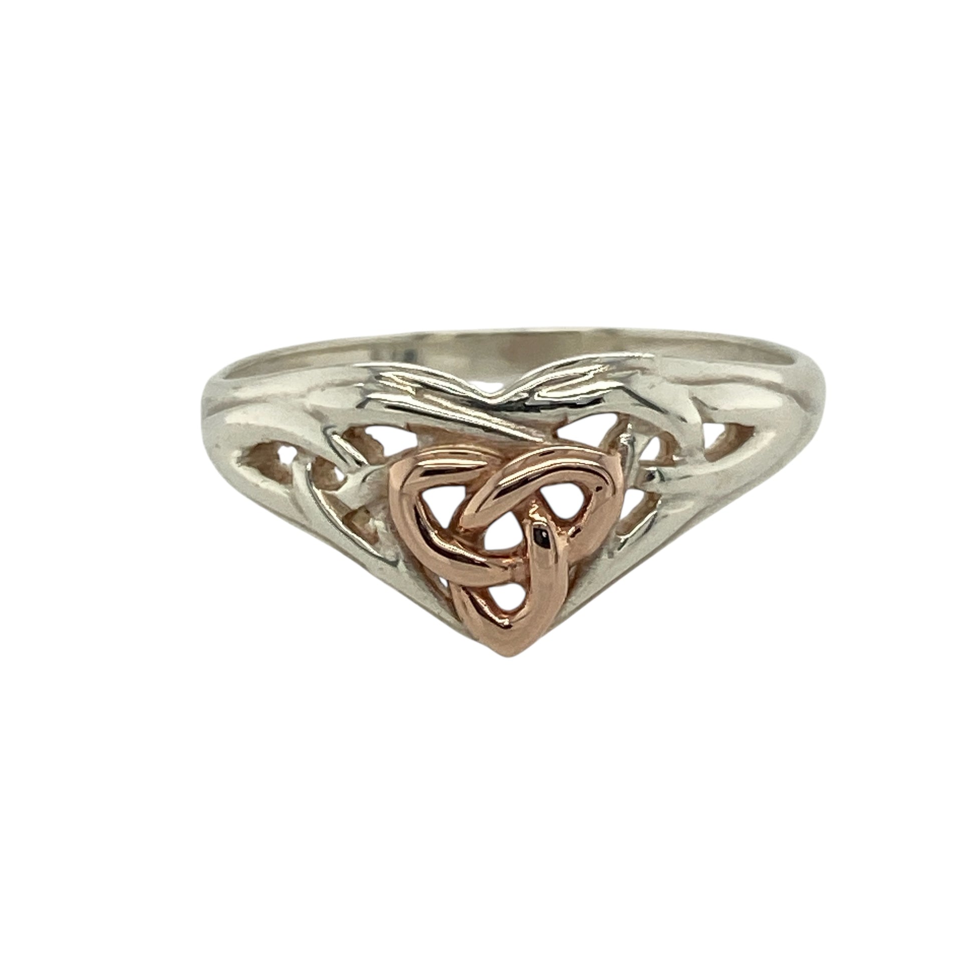 925 Silver Cymru Metal Celtic Triquetra Ring